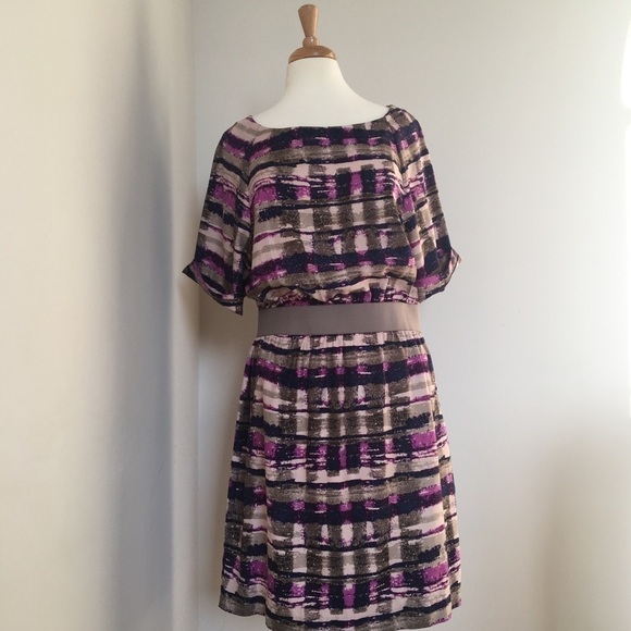 Banana Republic Multi Color Dress 14 - Picture 1 of 8